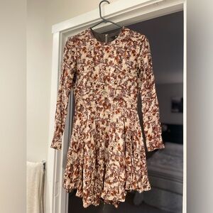 H&M Autumn Skater Dress (Size 4)